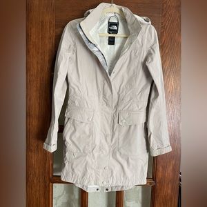 North Face rain coat